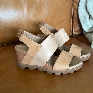 Sorel sling back sandals